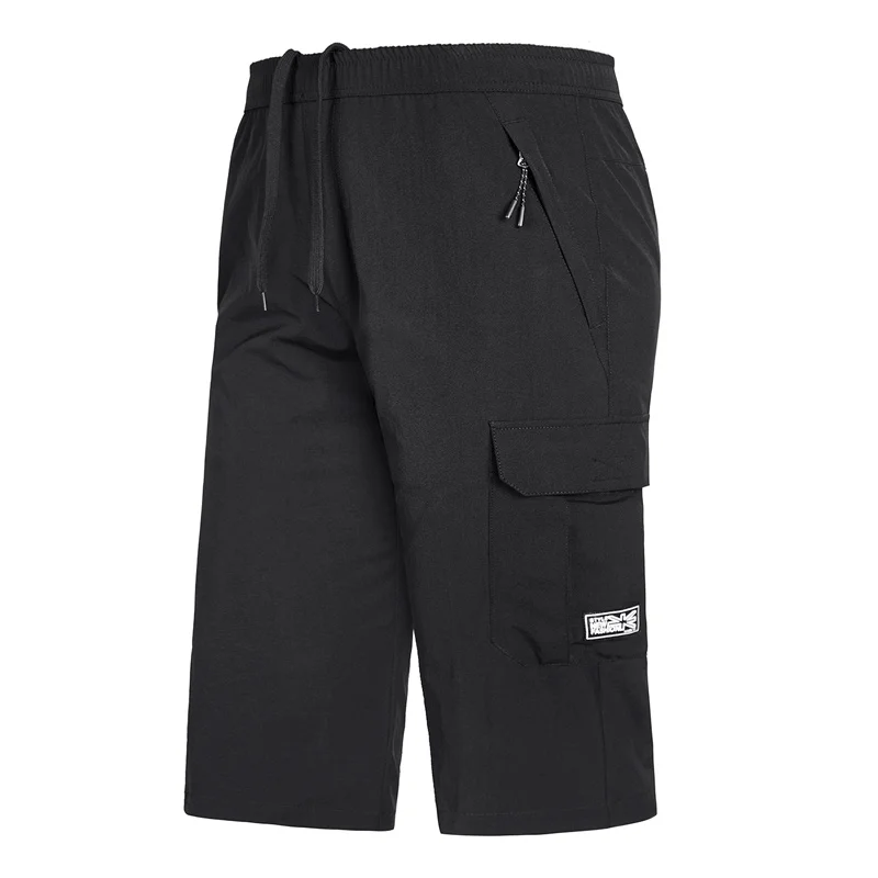 

New Arrival Fashion Super Large Fashion Loose Sweatpants Shorts Elastic Waist Knee Length Casual Plus Size 4XL 5XL 6XL 7XL 8XL