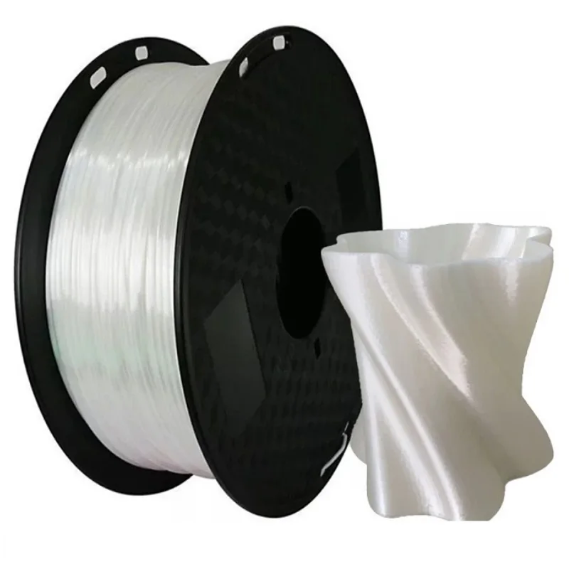 EasyThreed 3D Printer Filament Silk PLA 1.75mm 250G 1KG High Quality Black Silver Blue No Bubble
