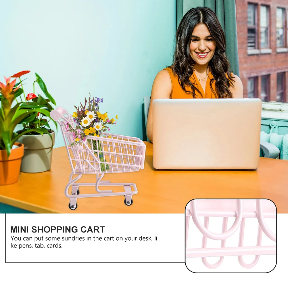 Продовольственная игрушка пикап для продуктов корзина покупок миниатюрное