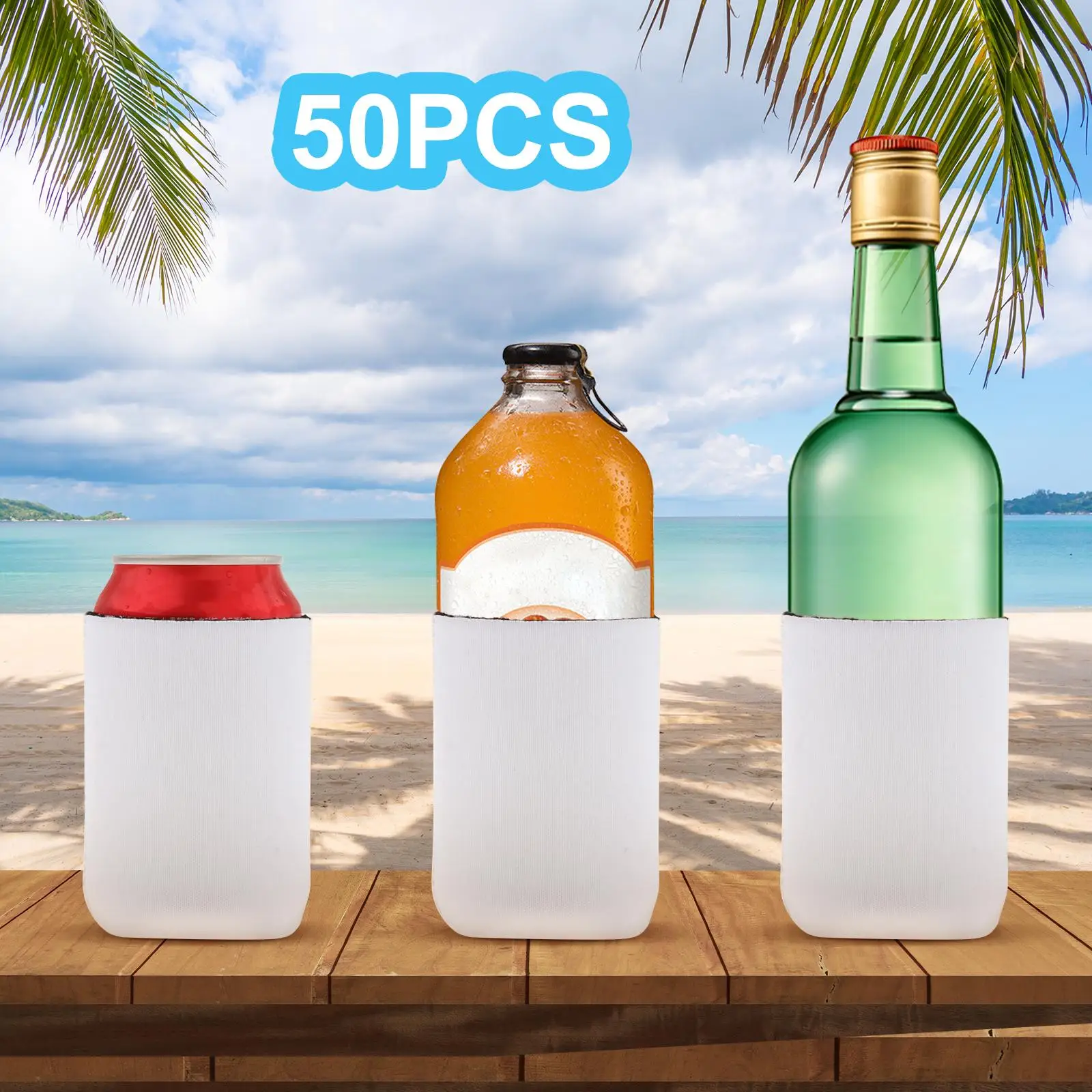 50 шт. Складные рукава для пива