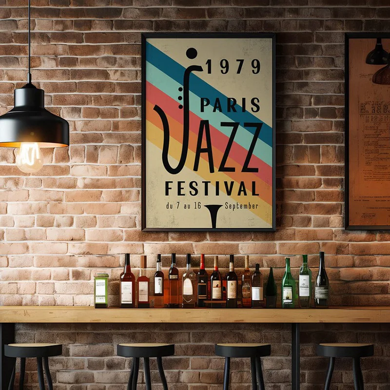 Винтажный Новый Орлеан/Берлин Джаз Фестиваль граммофон музыка искусство на