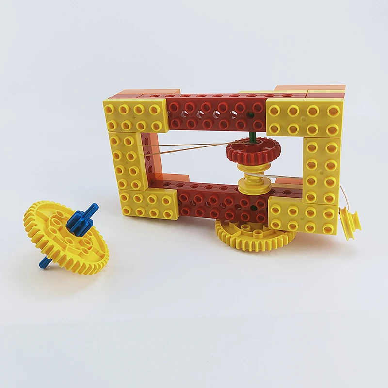 Большие строительные блоки спиннинговый верх учебные пособия аксессуары для