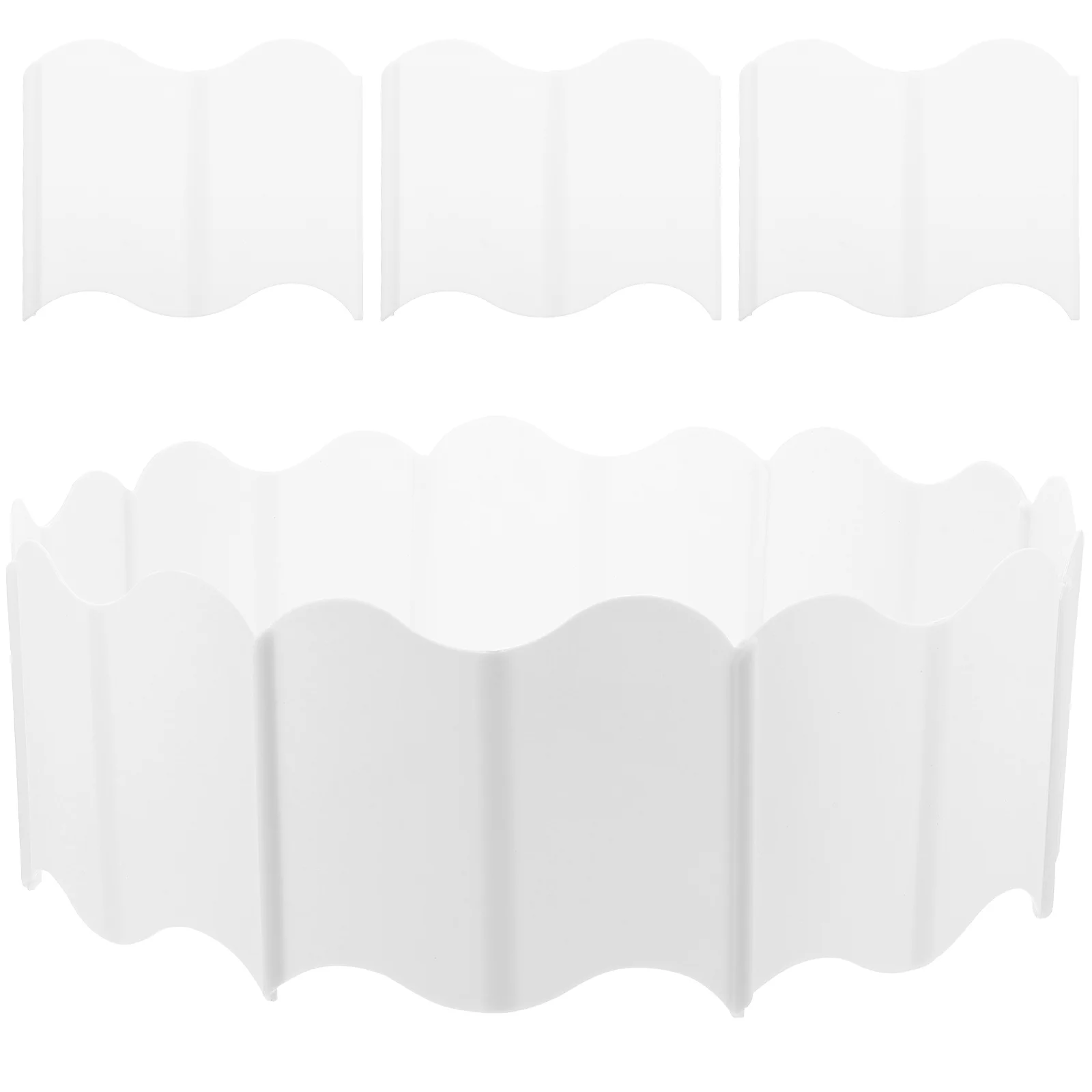 

Edging Fence Border Garden Lawn Landscaping Flower Bed Decor Interlocking Courtyard Yard Planter Trimflowerbed Patio