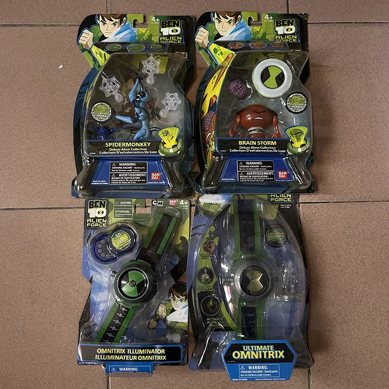 4 вида Ben10 Omnitrix фигурка часов японский проектор часы DAI оригинальные игрушка