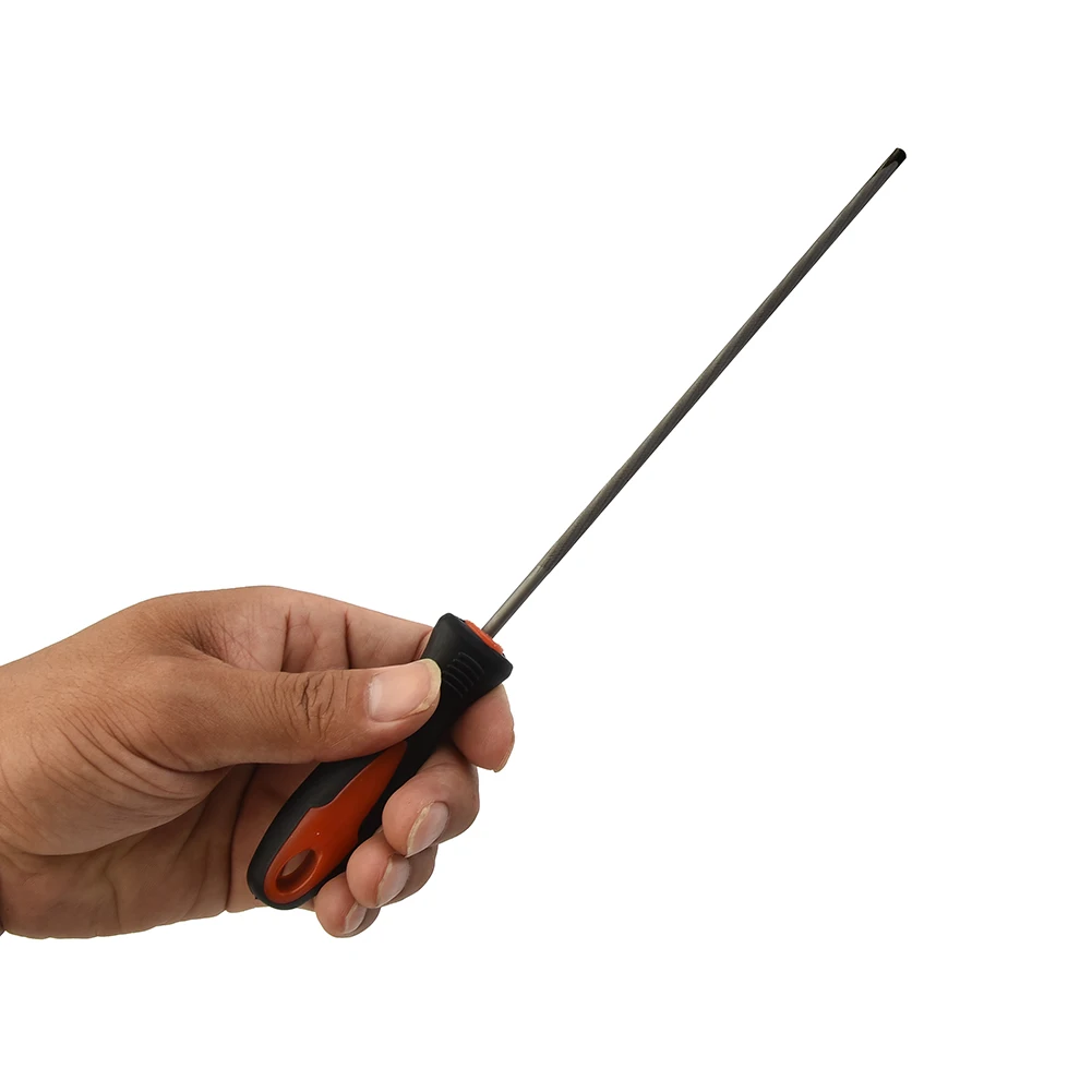 

4.0/4.8/5.5mm Chainsaw Round Files Steel Repair File Plastic Handle Large 404 Fuel Saw Grinding Chain Hand Tools
