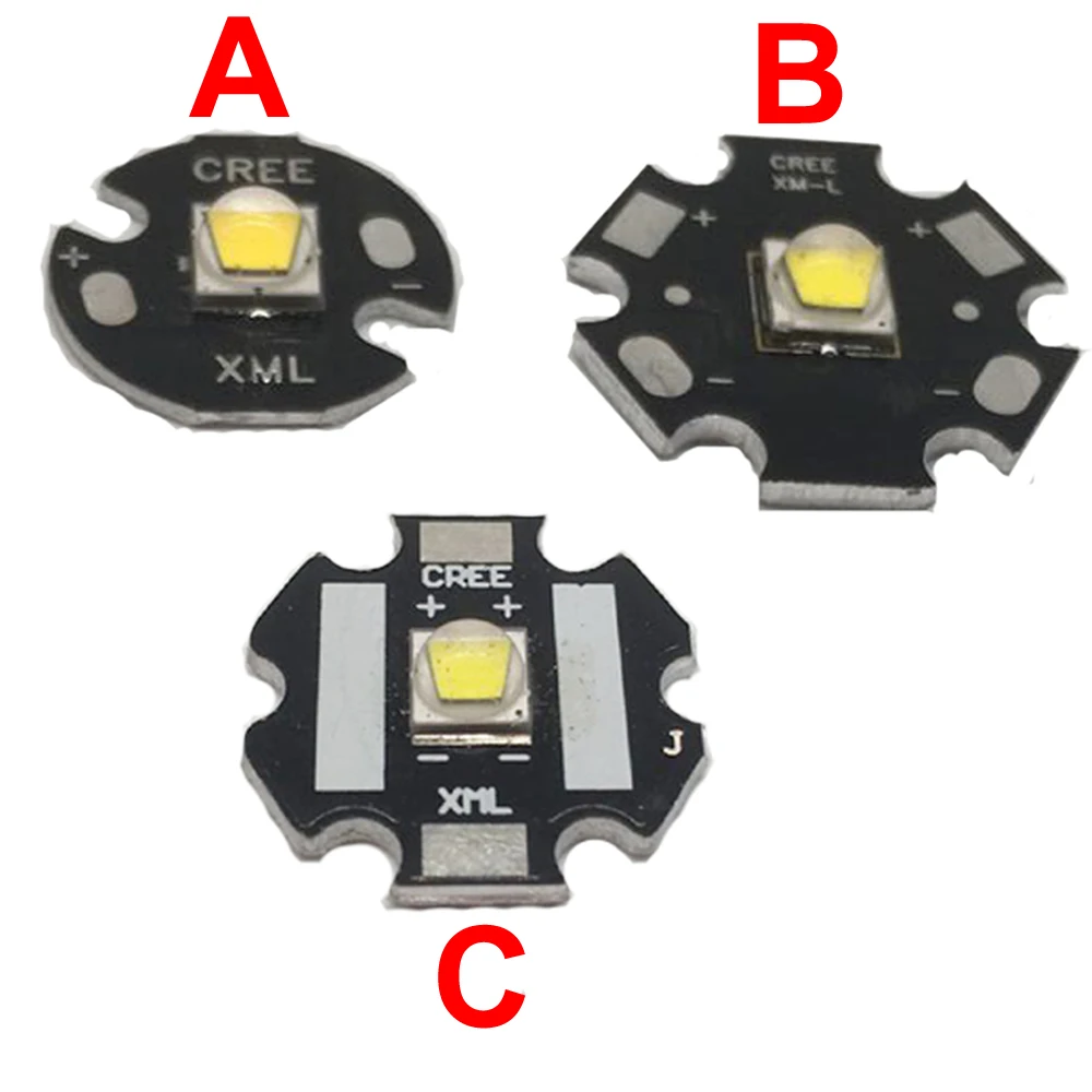 Cree XLamp XM-L2 XML2 T6 10W холодный белый 6500K высокомощный светодиодный излучатель диод для