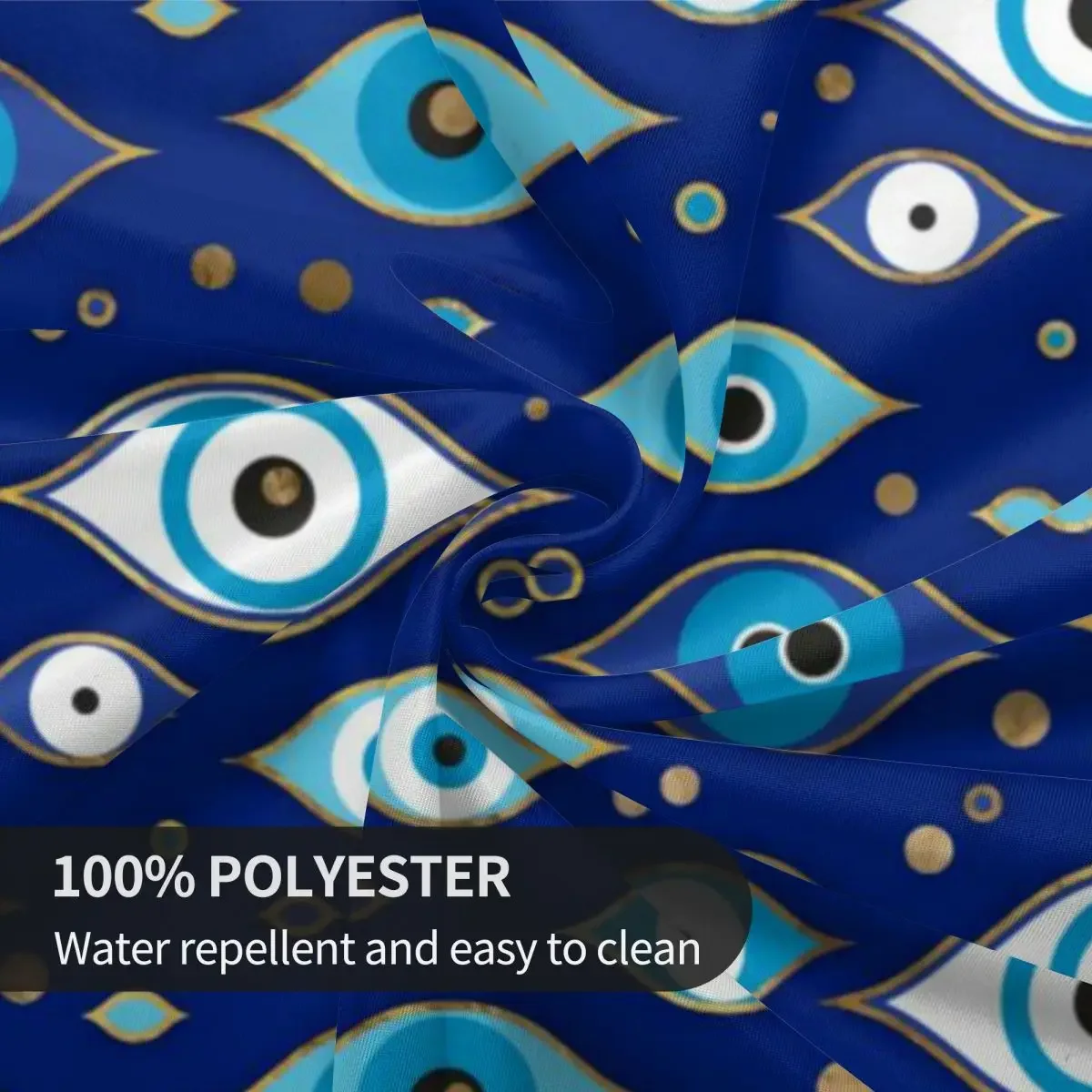 Скатерть голубой глаз круглая уличная скатерть греческого матаки модный дизайн