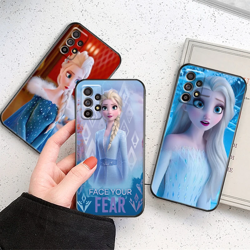 

Disney Frozen Elsa Anna For Samsung Galaxy M10 M11 M12 M20 M22 M30 M30S M31 M31S M32 M51 M52 5G Phone Case Cover Shell TPU Back