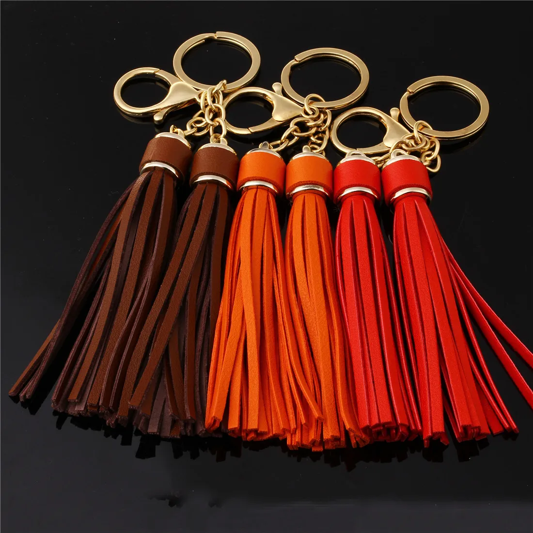 1 шт. 17 см Подвеска-кисточка из искусственной кожи Пряжка для ключей аксессуары