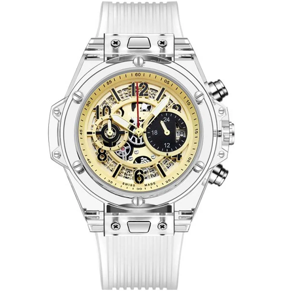 

New Multifunction Mens Watches Luxury Waterproof Dive Sports Luminous Watch Fashion Automatic Date Chronograph Steel AAA Clocks