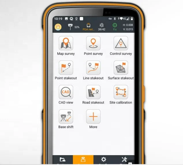 Мощное полевое программное обеспечение RTK CHC Landstar8 ОС Android Программа приложений