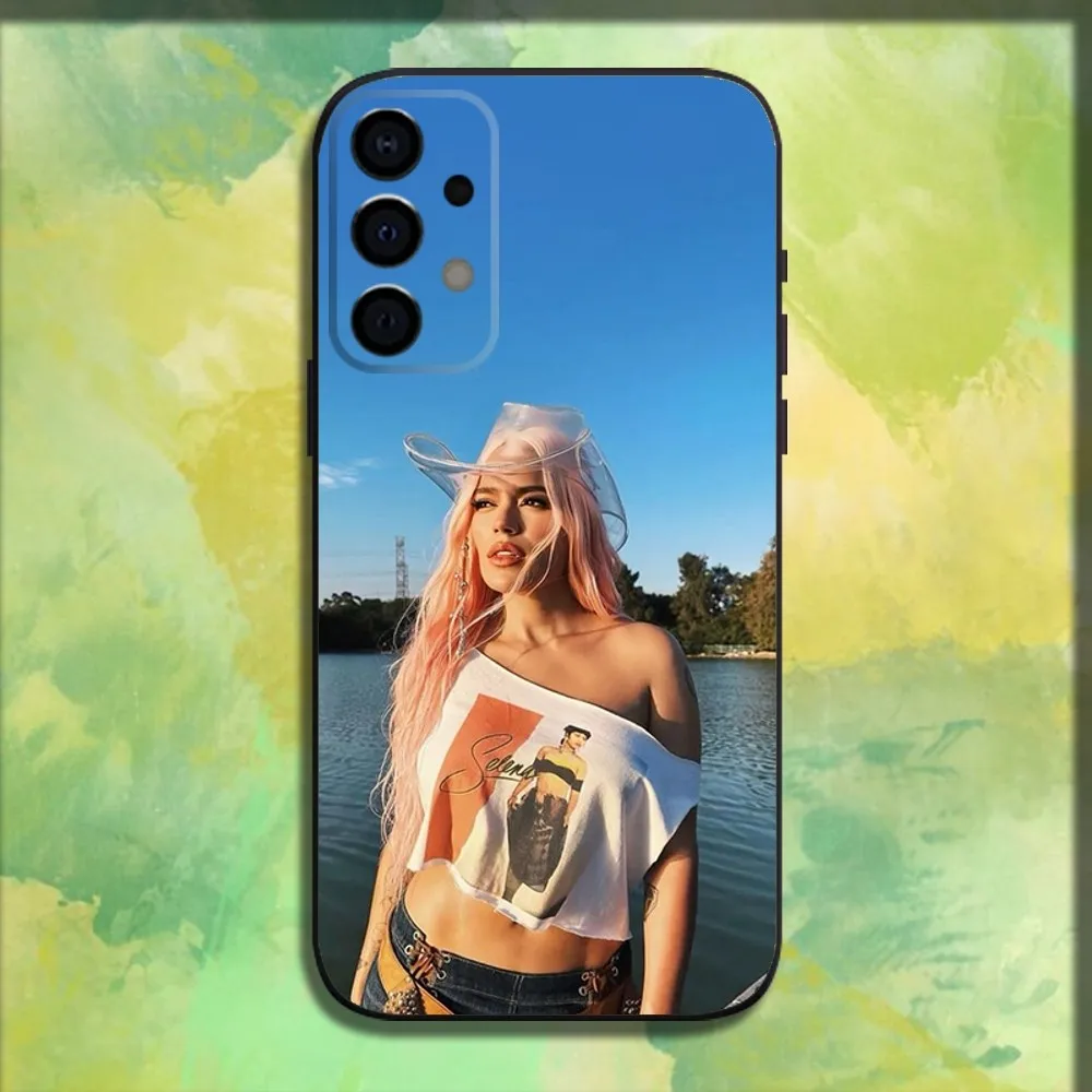 Чехол для телефона Singer K-Karol g Samsung Galaxy A13 A21s A22 A31 A32 A52 A53 A71 A80 A91 Soft Black Cover