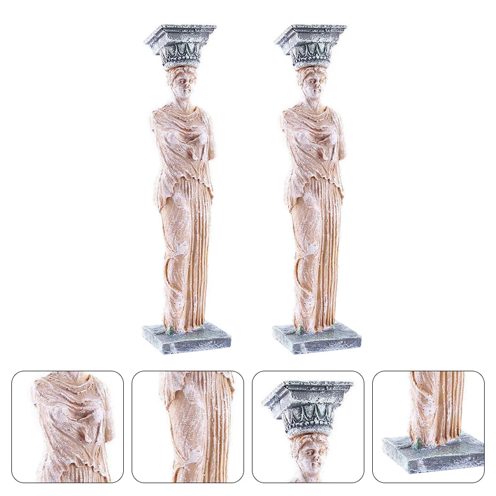 

2 шт., декоративная статуя богини для аквариума