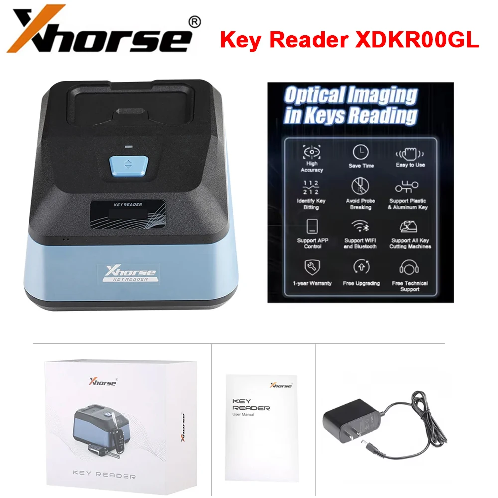 

Считыватель Ключей Xhorse XDKP00GL Для Станков Для Нарезки Ключей Condor XC-Mini Plus И Dolphin XP005 - Инструмент Для Иденти...