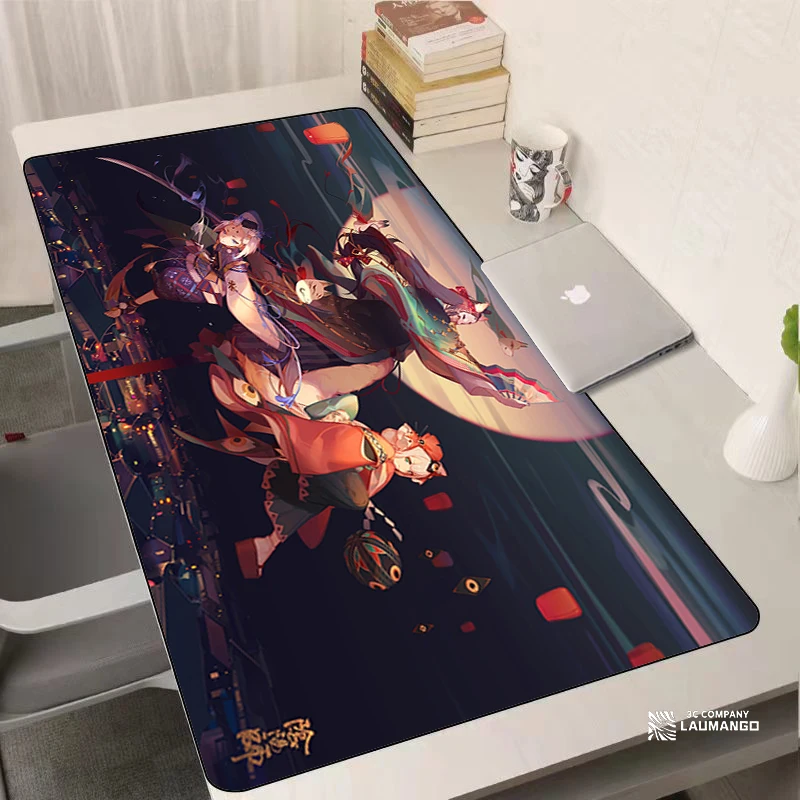

Коврик Onmyoji для мыши, игровые аксессуары для ПК, игровой шкаф, Настольный коврик, резиновый коврик, коврик для мыши, коврик для клавиатуры и н...