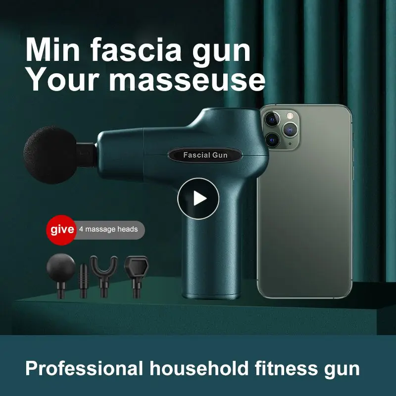 

Electric Fascia Gun Portable Muscle Deep Massage Gun Tissue Massager Body Fascial Relief Massager Gun Relax Fitness Equipment