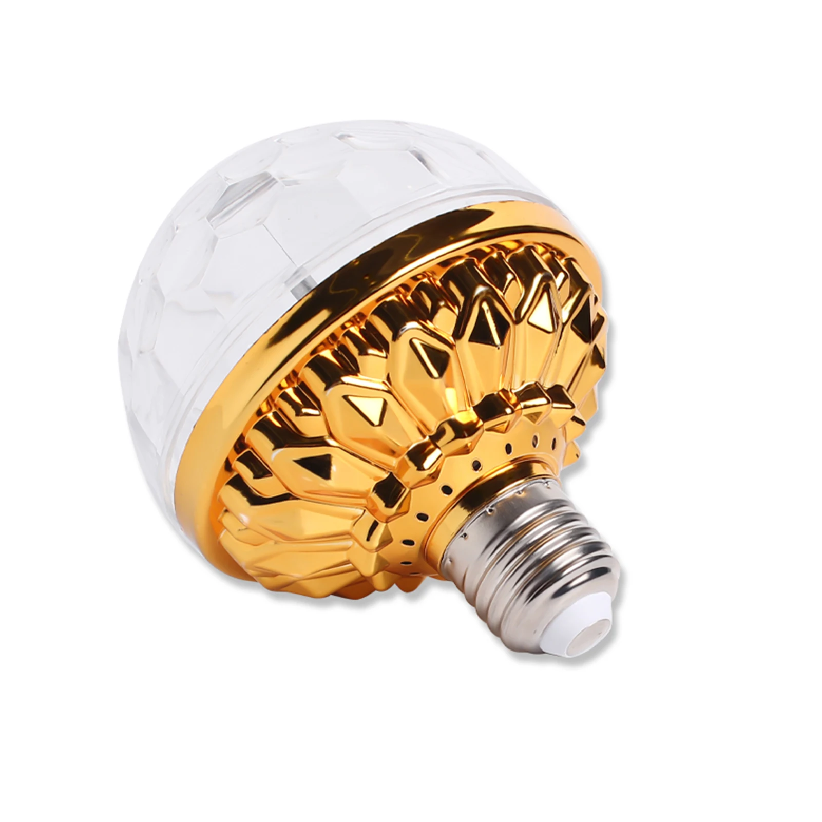 

E27 4w Colorful High Quality LED Rotating Bulb Portable Non-Sound Control Full Color Auto Rotating Lamp for Club