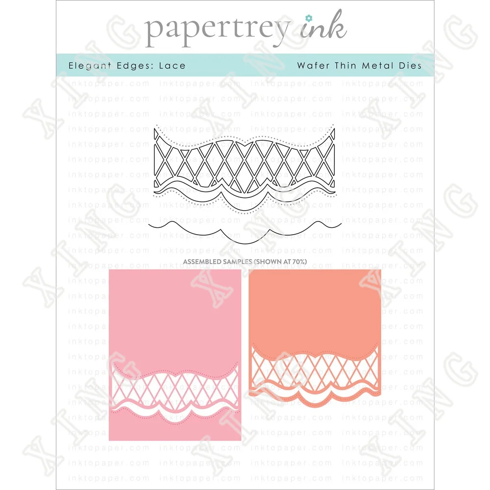 

Elegant Edges Lace New Arrival Metal Cutting Dies Scrapbook Diary Decoration Embossing Template Diy Greeting Card Handmade
