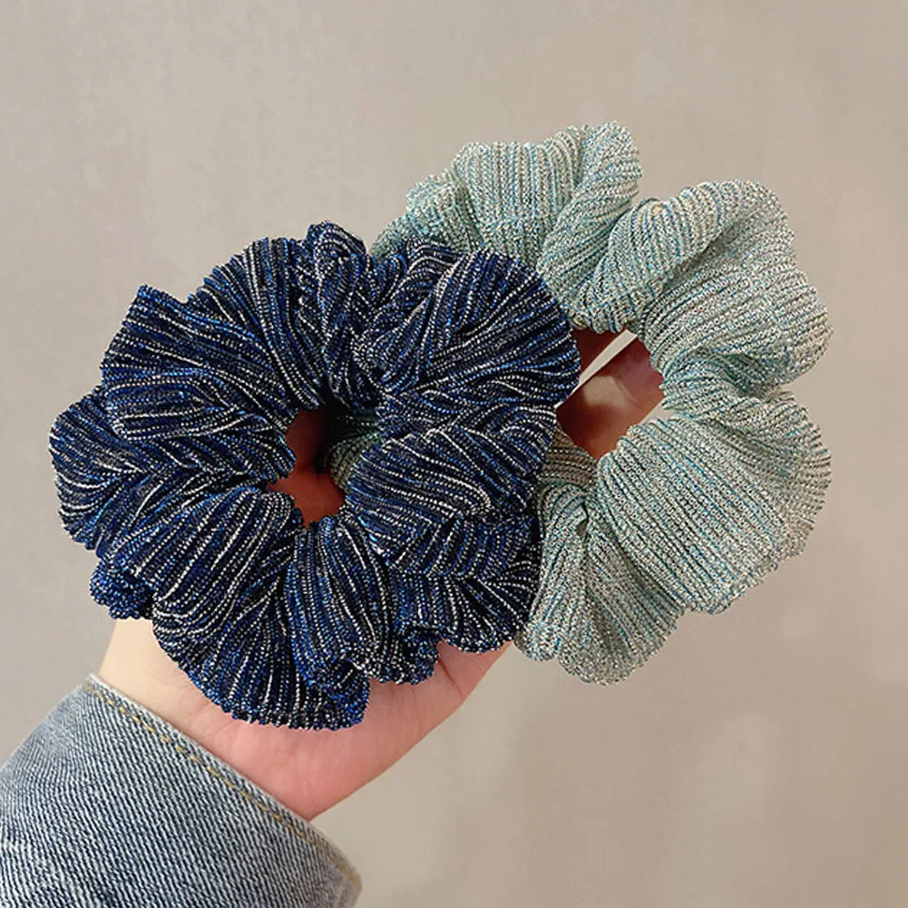 

Oversized Scrunchie Korea Large Yarn Hair Scrunchies Women Elastic Hair Bands Headwear Chiffon Ponytail Holder Hair Rope