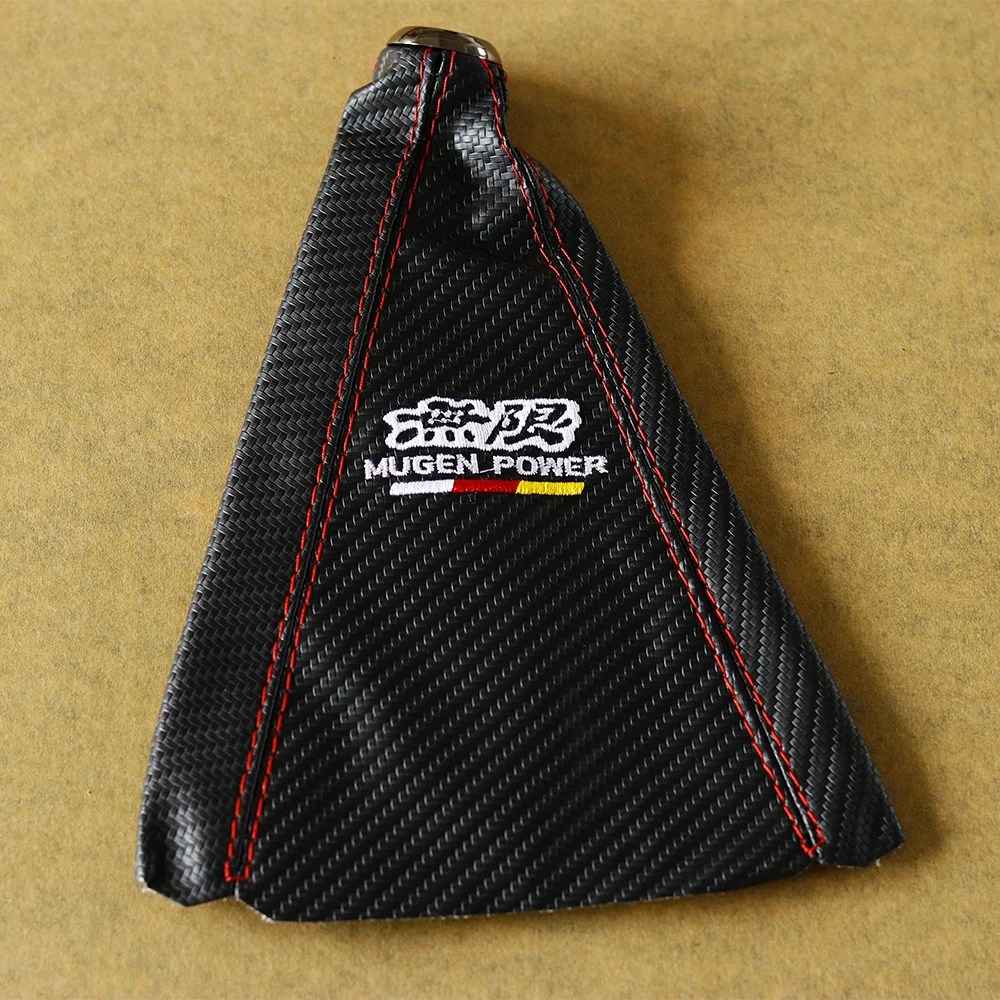 Jdm MUGEN Ralliart ручка переключения передач из углеродного волокна чехол для рычага