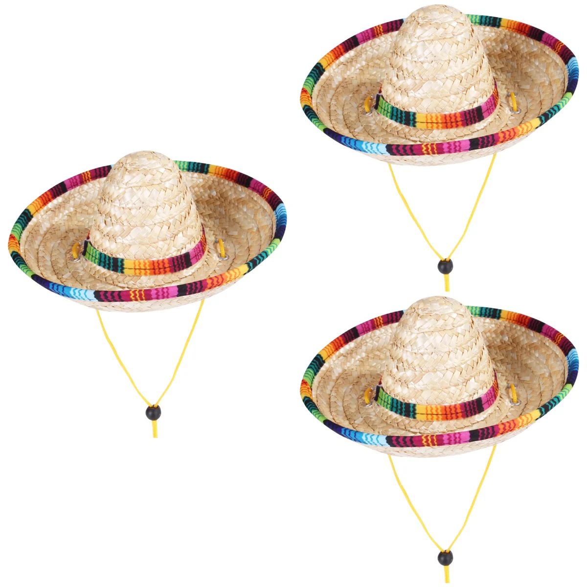 

Hat Dog Hats Sombrero Cat Petsmall Puppy Cowboy Straw Dogs Sun Tiny Party Braid Decoration Woven Mexican Chihuahua Mediumstring