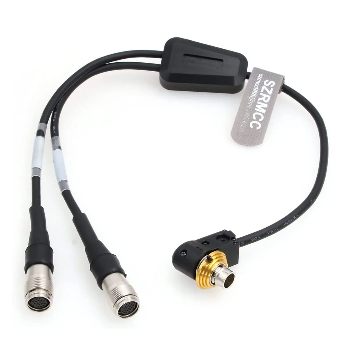 

Hirose 20 Pin Lens Control Y Cable for Canon Cinema CN-E 18-80 Servo Lens to ZSG-C10 FPD-400D ZSD-300D Zoom Focus Controller