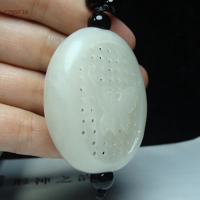 Новинка настоящий редкий Сертифицированный натуральный гетянь нефрит CYNSFJA