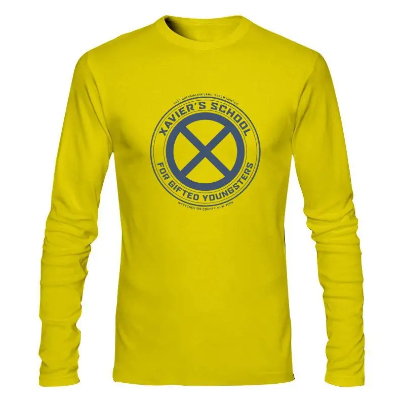 

Мужская одежда Xmen, Ксавье, школьная школа, Лицензированная Мужская футболка, комикс, кино, футболка, новинка, серый