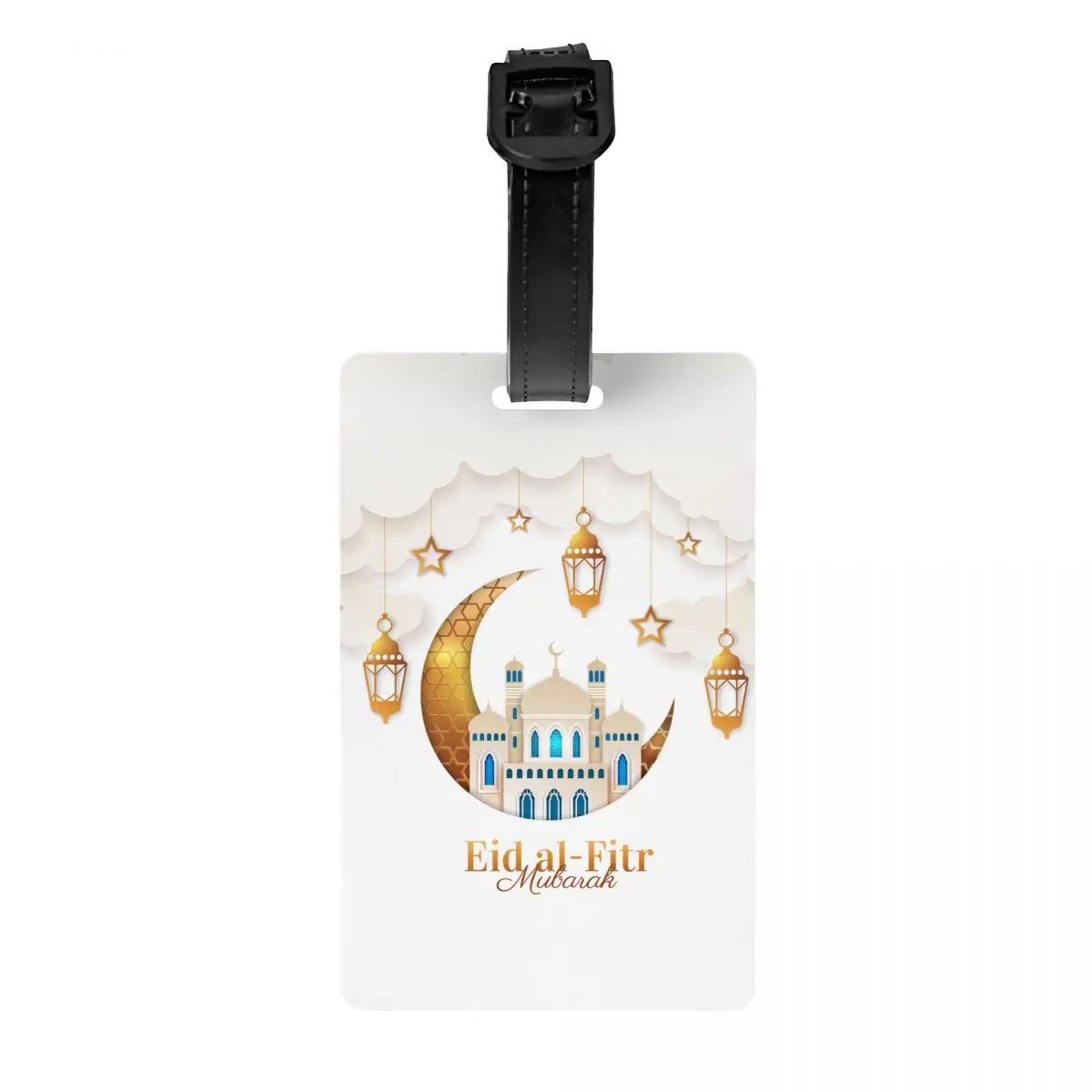 

Мусульманский ярлык для багажа Eid Mubarak для чемоданов, милый исламский Рамадан, багажные ярлыки, личная Обложка, идентификационная ярлык