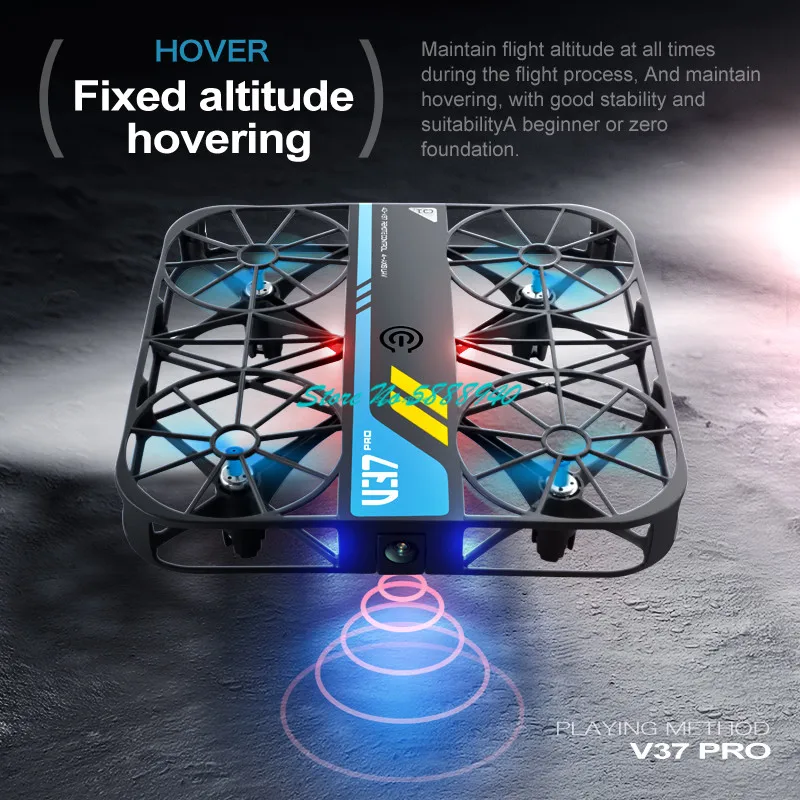 Фото Полнофункциональный квадрокоптер MINI RC Drone с Wi-Fi FPV, камерой 8K HD, датчиком гравитации, взлетом одной кнопкой и дистанционным управлением, малый БПЛА №3