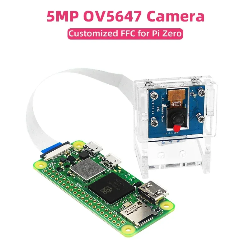 Raspberry Pi Zero 2 Вт четырехъядерный 64-разрядный стандартный Bluetooth BLE и Wi-Fi 0 опционально