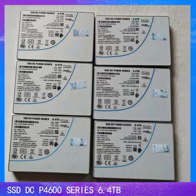

SSD DC P4600 SERIES 6,4 ТБ для INTEL 2,5 SSD 6,4 T PCIe 3,1x4 NVMe твердотельный накопитель