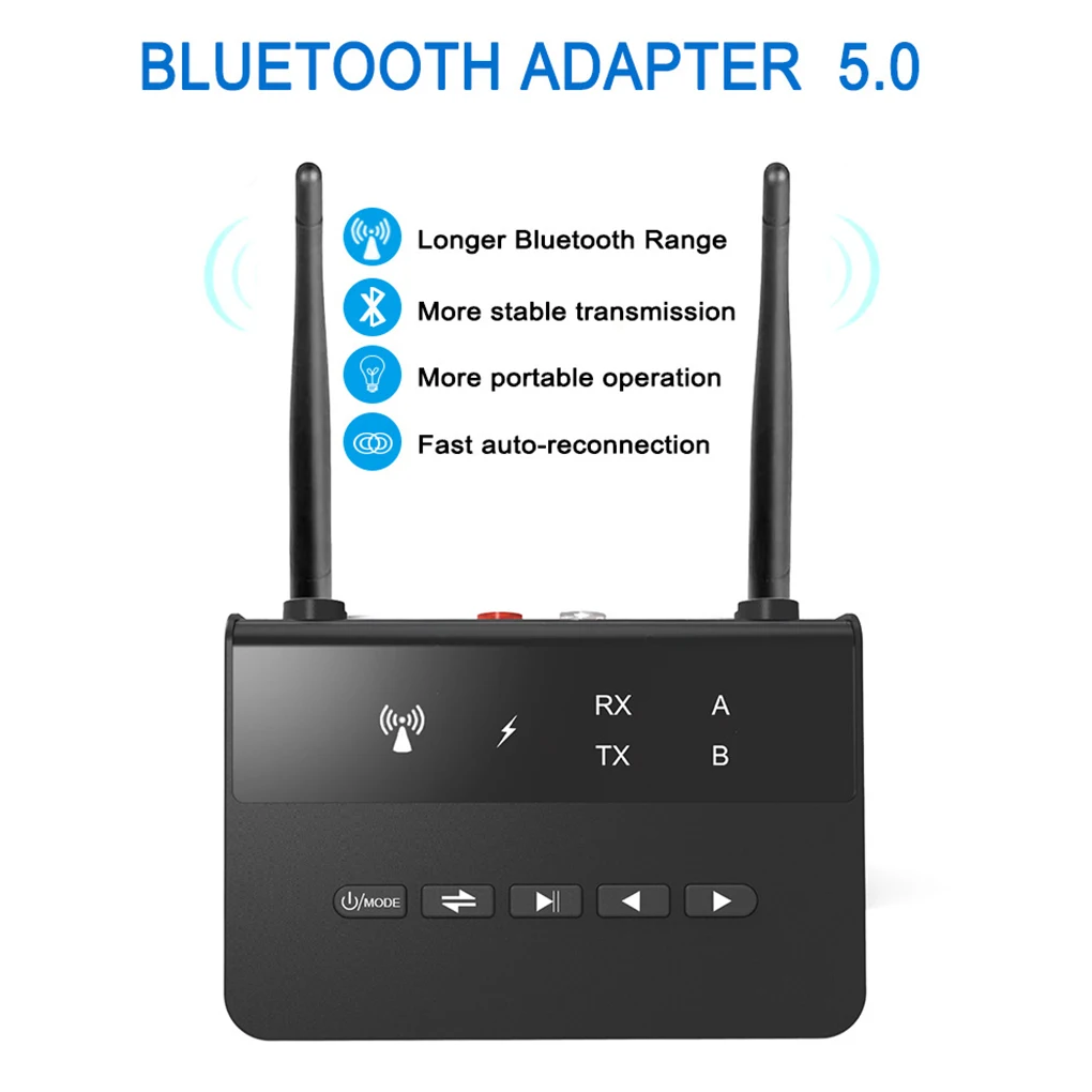 

Беспроводной приемник передатчик для телевизора 3,5 мм AUX RCA Bluetooth-совместимый аудиоадаптер устройство для потоковой передачи музыки