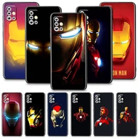 marvel avengers super hero iron man phone case for samsung galaxy a51 a71 a41 a31 a11 a01 a72 a52 a42 a32 a22silicone tpu cover