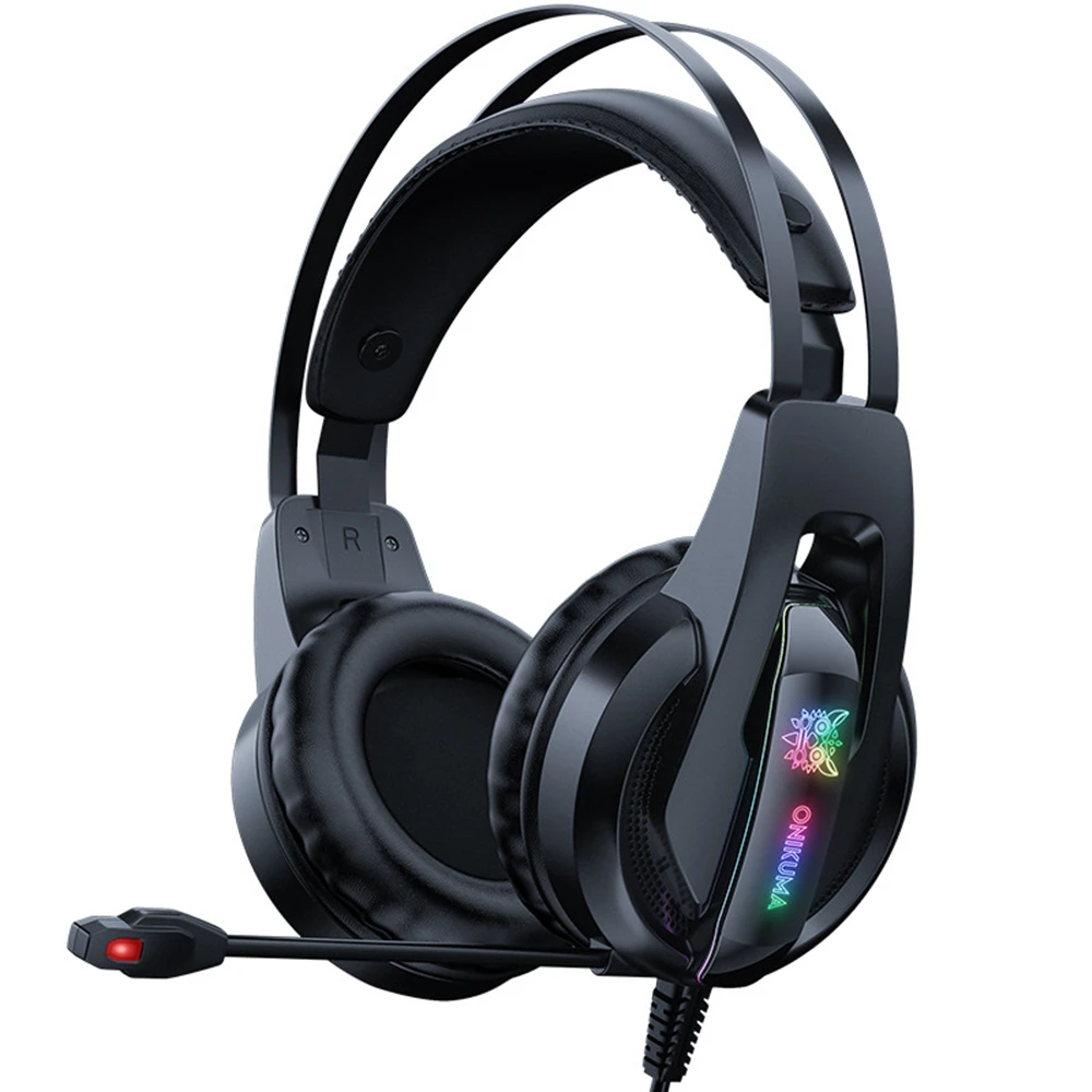 

Игровая гарнитура casque для PS4/ноутбука/планшета/Xbox One, Hi-Fi стереонаушники с микрофоном и светодиодной подсветкой, проводные геймерские наушни...