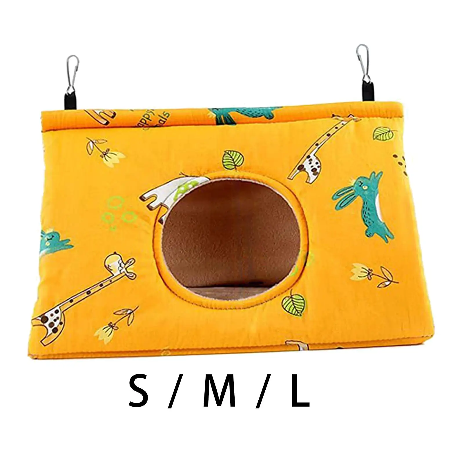 Peony Parrot Hammock Bird Nest Winter Warm Bird Nest House Plush Birds Hideaway Sleeping Bed for Parakeet Cockatiels