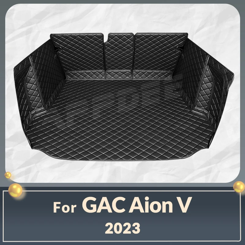 

Автомобильный коврик для багажника с полным покрытием для GAC Aion V 7-Seat 2023, автомобильный коврик для багажника, подкладка для груза, защитные аксессуары для интерьера