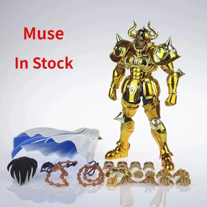 Фото В наличии CS Модель Saint Seiya Myth Cloth Ex Taurus Aludiba 24K/Золотые рыцари Зодиака Металлическая аниме-фигурка Игрушки Подарки №2