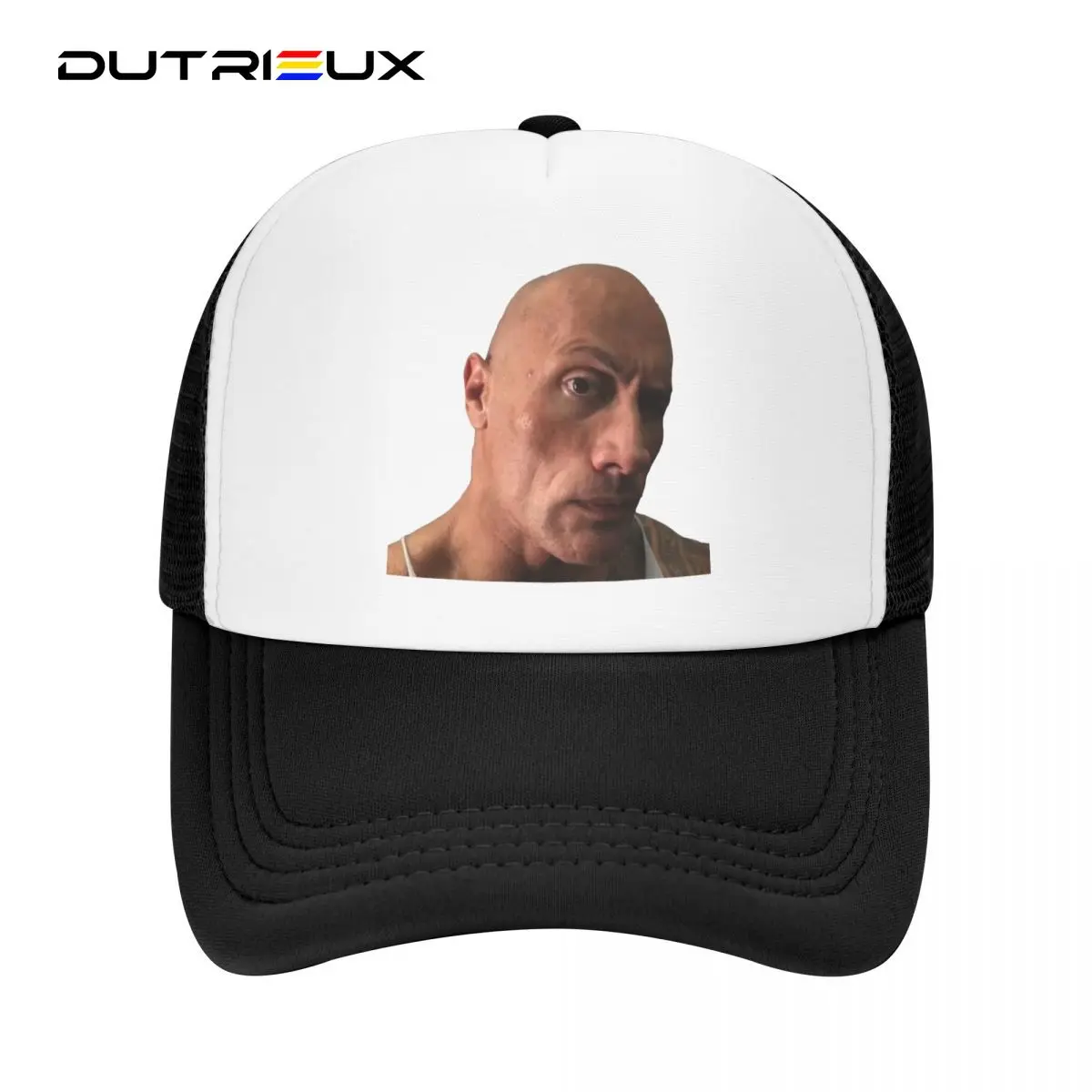 

Custom Eyebrow Meme Dwayne The Rock Johnson Baseball Cap For Men Women Breathable Trucker Hat Streetwear Snapback Caps Sun Hats