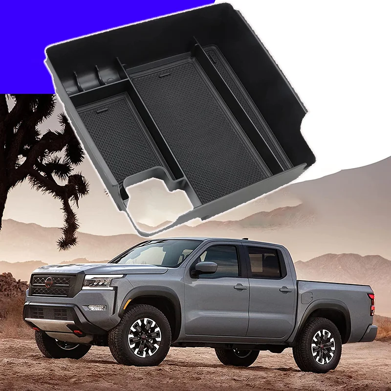 

Органайзер для центральной консоли, подлокотник, ящик для хранения, совместимый с Nissan forttier 2022 2023, аксессуары, поддон из АБС-пластика, поддон ...