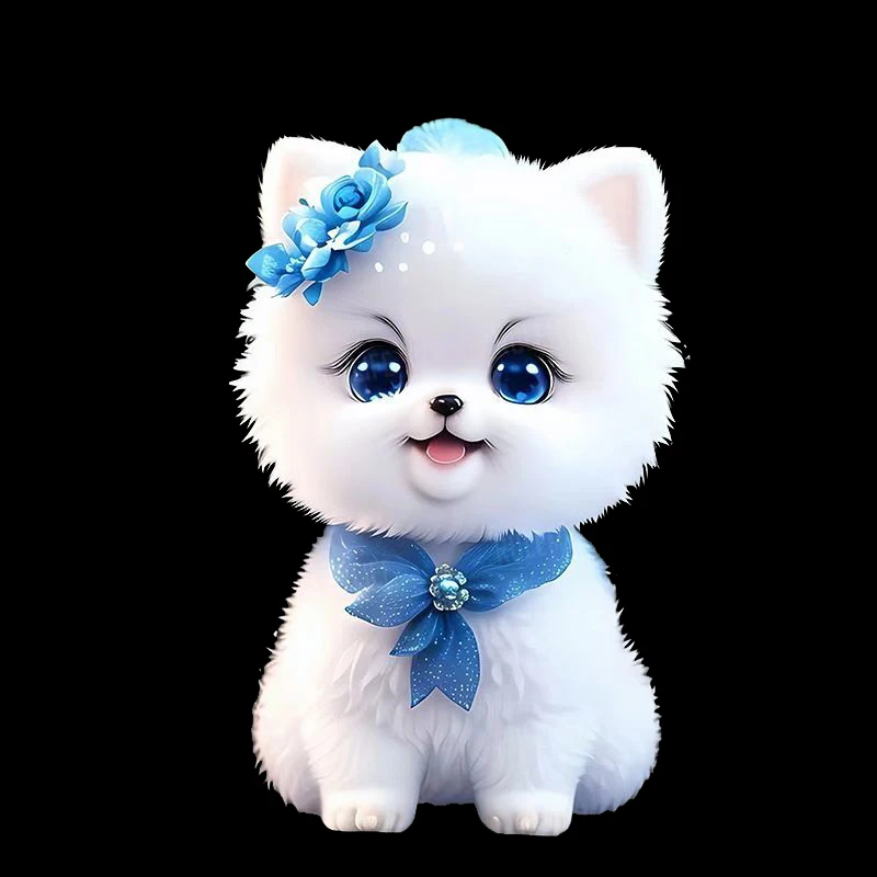 

ПВХ наклейка для стен "Милый померанский шпиц"