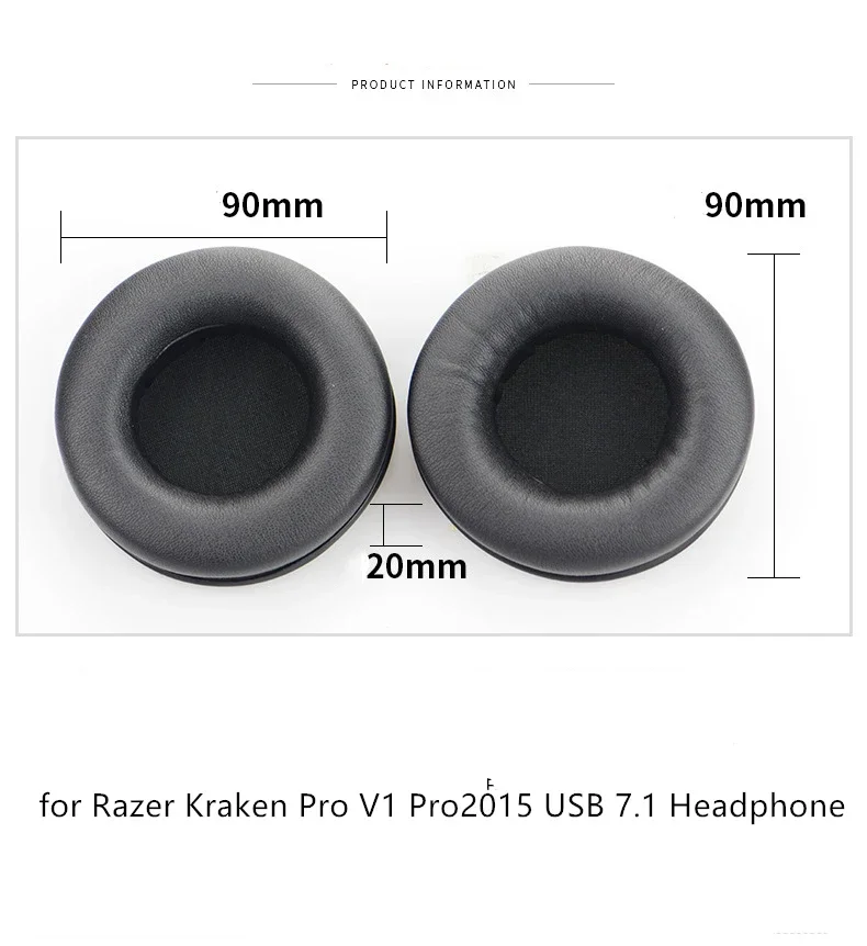 Амбушюры для Razer Kraken Pro V1 Pro2015 USB 7 1 5 пар