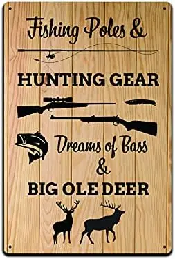 Жестяные вывески JP's Parcels Декор рыболовной кабины — металлическая настенная