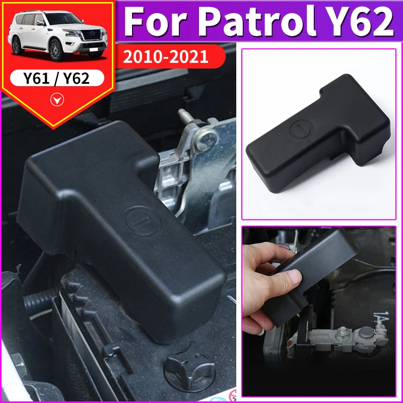 

2010-2022 For Nissan Patrol Y62 Battery Negative Protection Cover Modified Battery Protection Anti-Rust Dust Cover 2021 2020