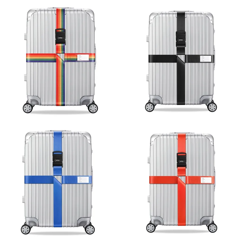 Strap Cross Belt Packing Adjustable Travel Suitcase Buckle S