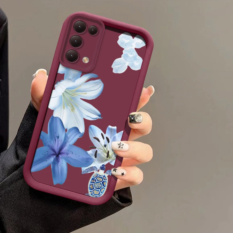 Чехол для телефона с цветочным принтом для Xiaomi Redmi A7 Pro A5 4G Turbo 4 A3 Pro A2 Plus A1+, силиконовый противоударный мягкий чехол из ТПУ (art.: 3920db2c307b9) - 3920db2c307b9