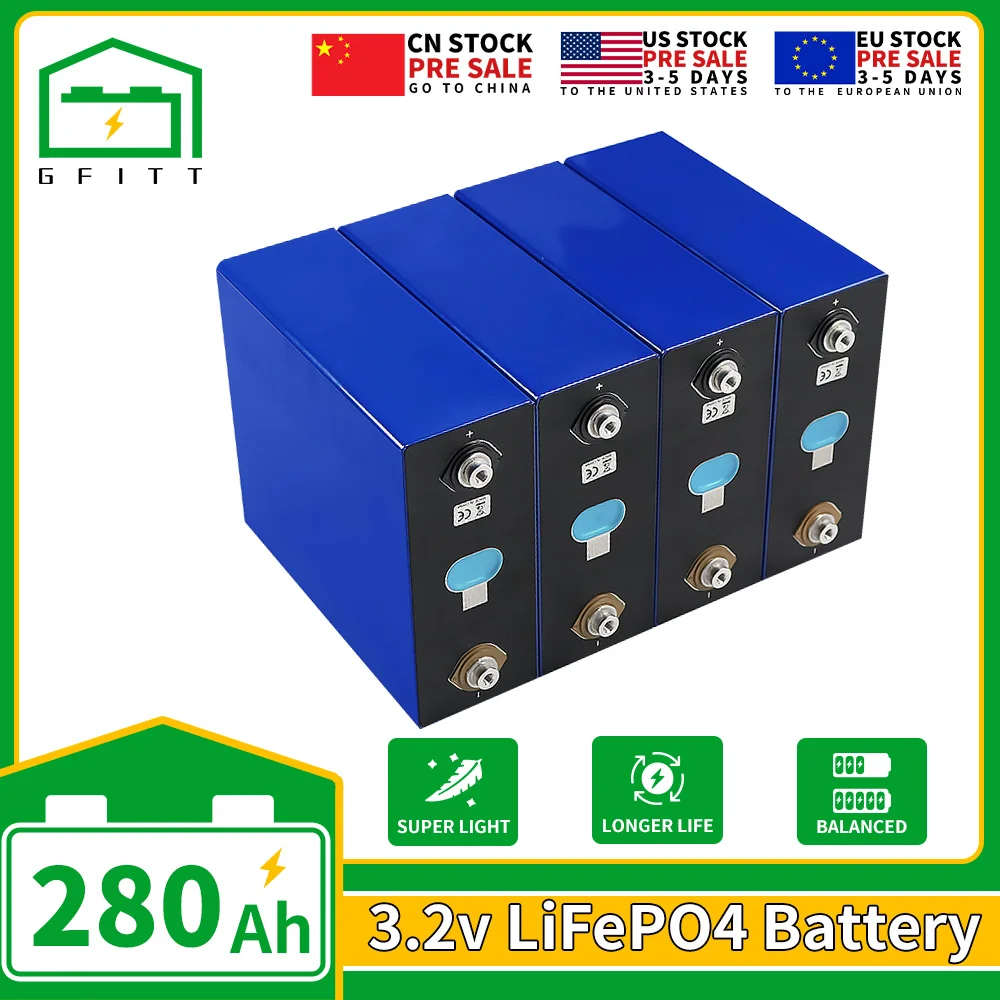 

Новинка, аккумулятор высокой емкости 3,2 В Lifepo4 6000 а/ч, упаковка батарей глубоких циклов для складских батарей, для солнечных батарей, ЕС, США, ...