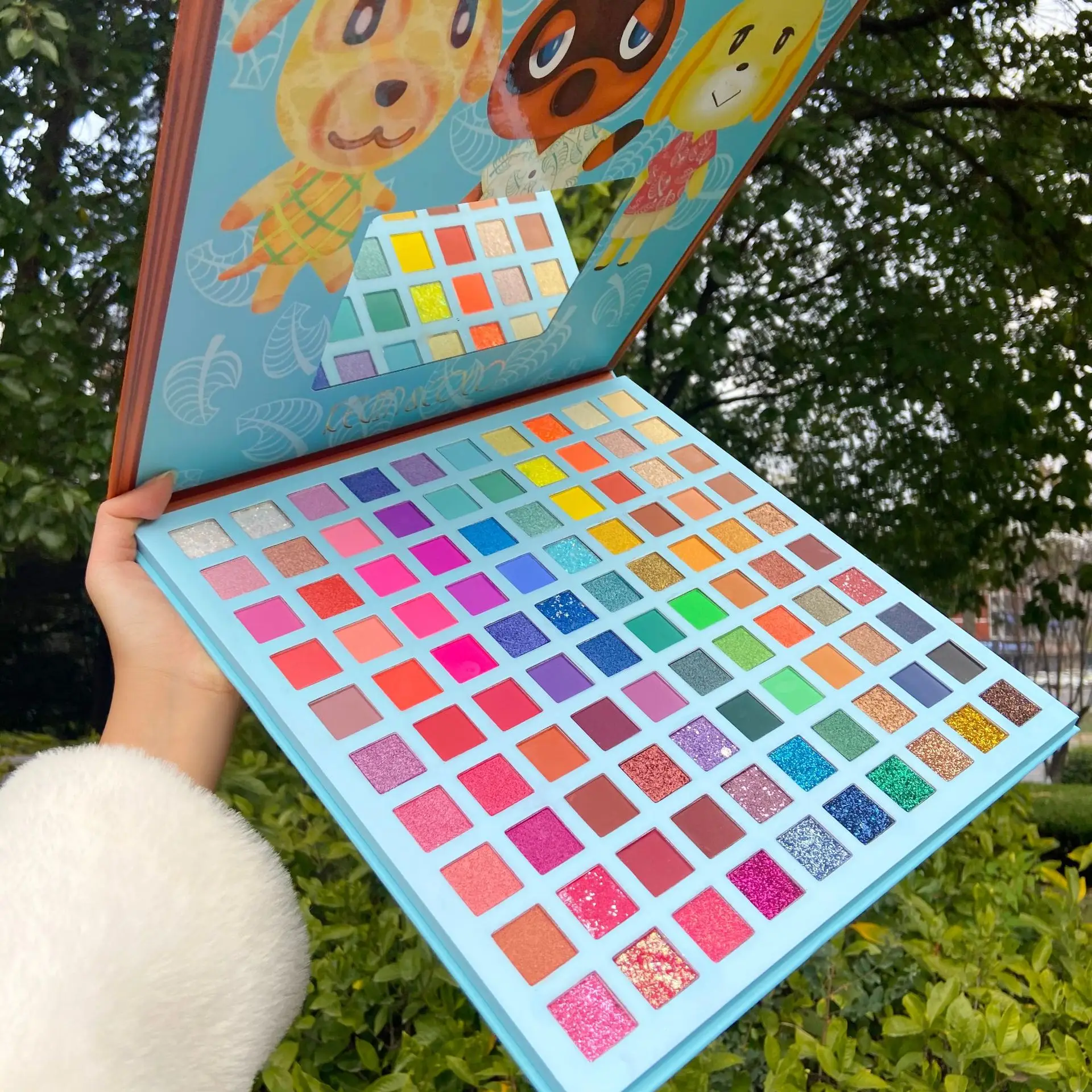 

100 Colors Eyeshadow Matte Shimmer Bright and Easy To Color No Falling Out Hot Sale Eye Shadow Plate Paleta De Sombras