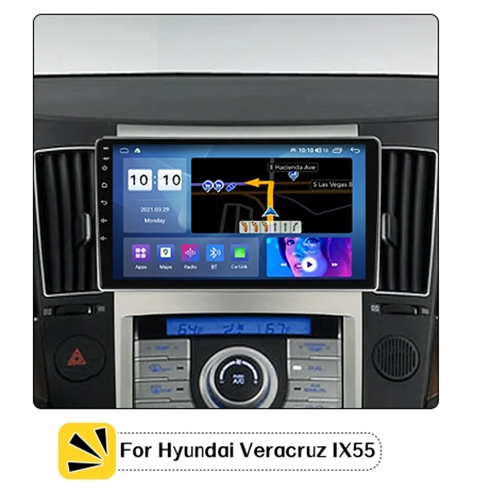 

6+128GB For Hyundai Veracruz IX55 2006 -2015 Android Radio Car Video Multimedia Player GPS Navigation Head Unit Carplay WIFI 4G