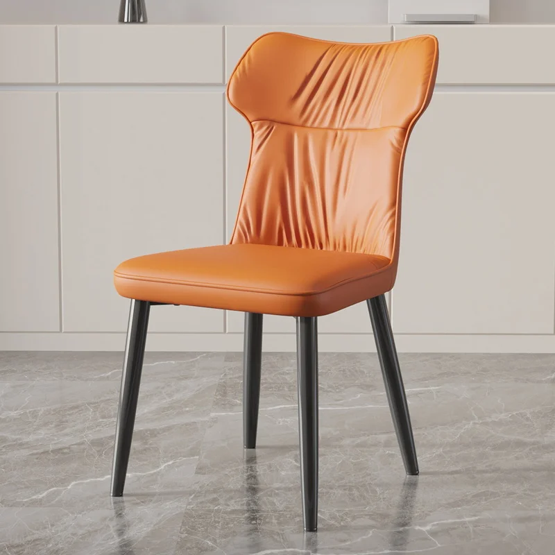 

Leather Dining Chairs Modern Restaurant Events Living Room Balcony Gaming Dining Chairs Designer Sillas Para Eventos Home Decor